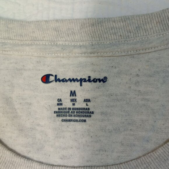 Champion Miami Law Gray T-Shirt Medium Mens Cotton - Picture 2 of 8
